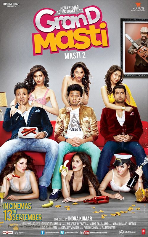 Grand Masti - Indian Movie Poster