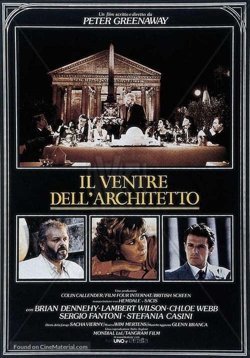 The Belly of an Architect - Italian Movie Poster