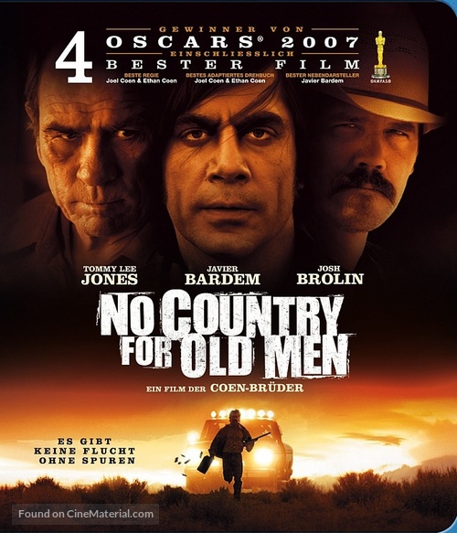 No Country for Old Men - Austrian Blu-Ray movie cover