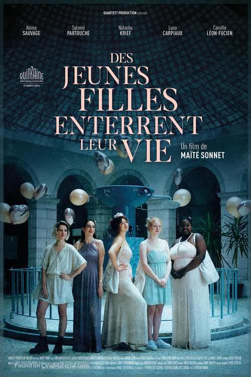 Des jeunes filles enterrent leur vie - French Movie Poster