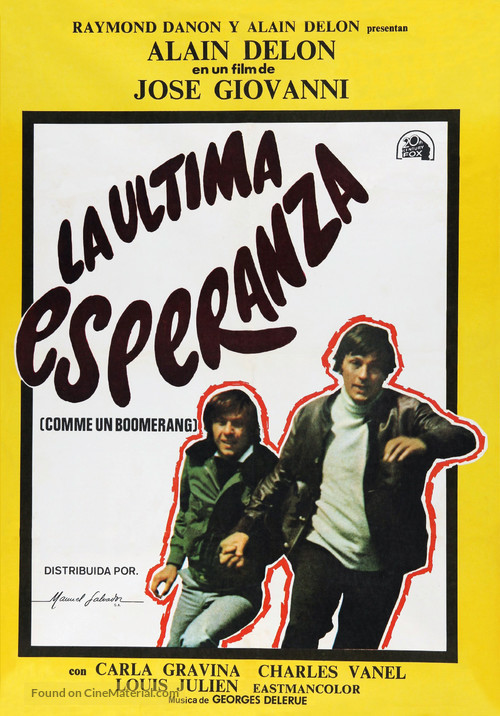 Comme un boomerang - Spanish Movie Poster