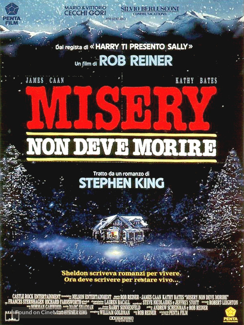 Misery - Italian Movie Poster