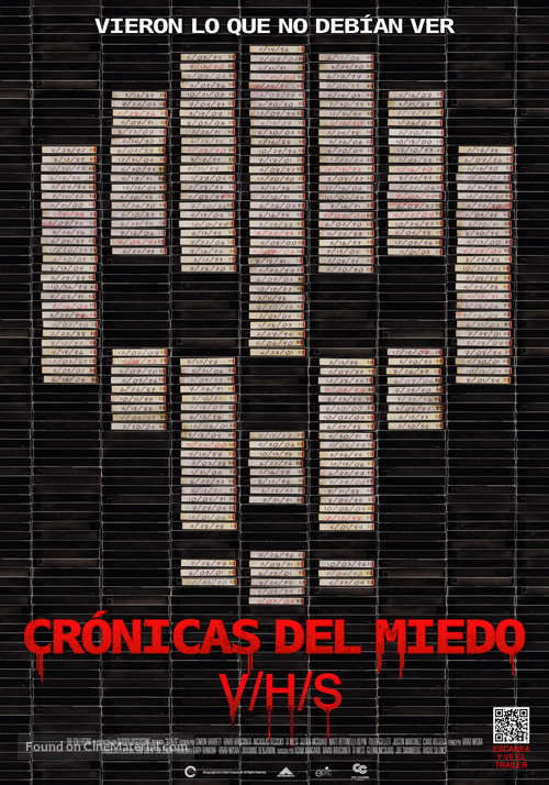 V/H/S - Colombian Movie Poster