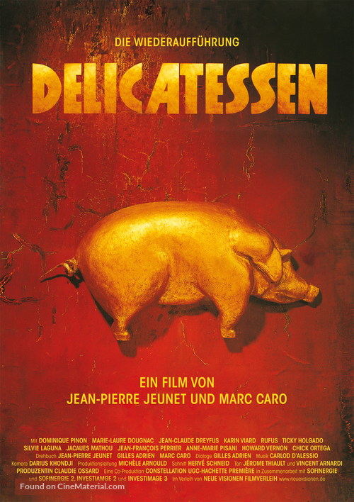 Delicatessen - German Movie Poster