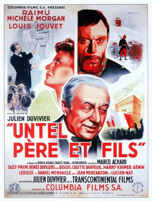 Untel p&egrave;re et fils - French Movie Poster