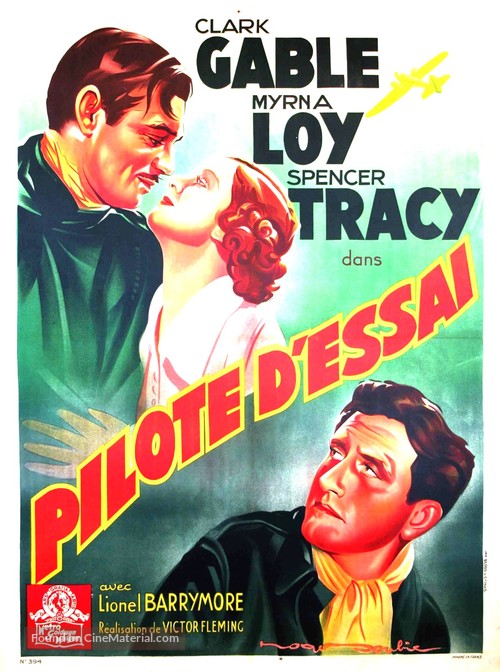 Test Pilot - French Movie Poster