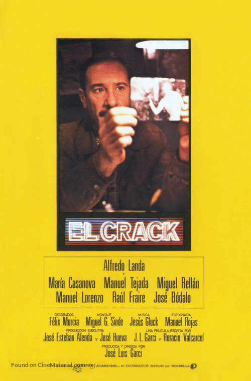 El crack - Spanish Movie Poster