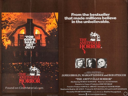 The Amityville Horror - British Movie Poster