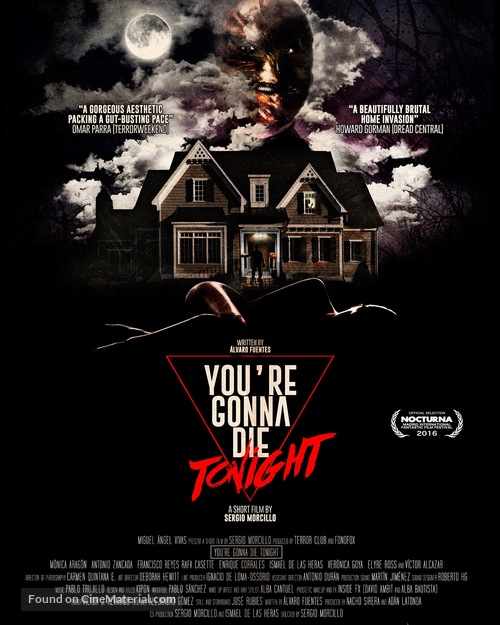 You&#039;re Gonna Die Tonight - International Movie Poster