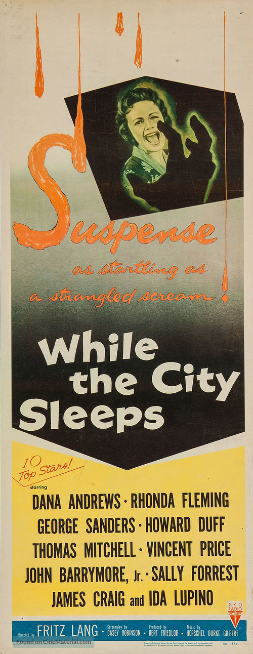 While the City Sleeps - Movie Poster