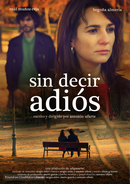 Sin decir adi&oacute;s - Spanish Movie Poster