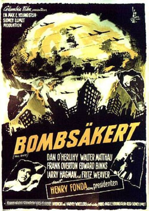 Fail-Safe - Swedish Theatrical movie poster