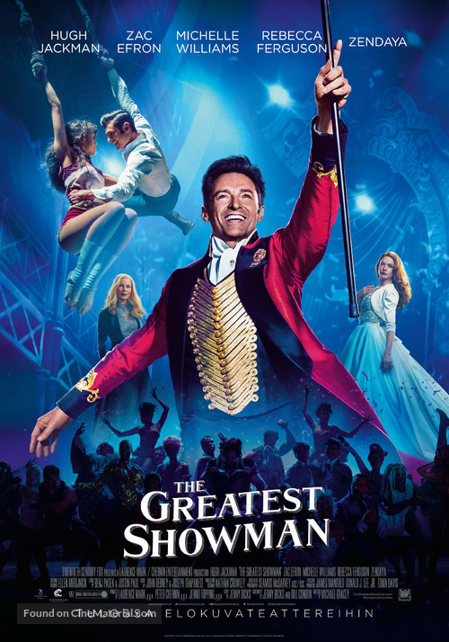 The Greatest Showman - Finnish Movie Poster