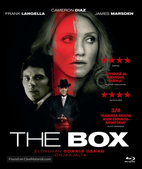 The Box - Finnish Blu-Ray movie cover