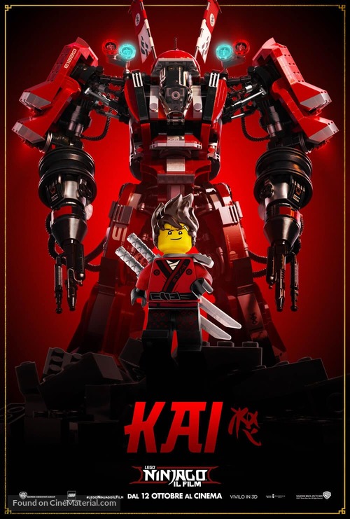 The Lego Ninjago Movie - Italian Movie Poster