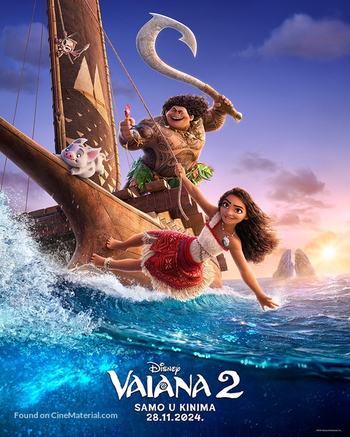 Moana 2 - Croatian Movie Poster