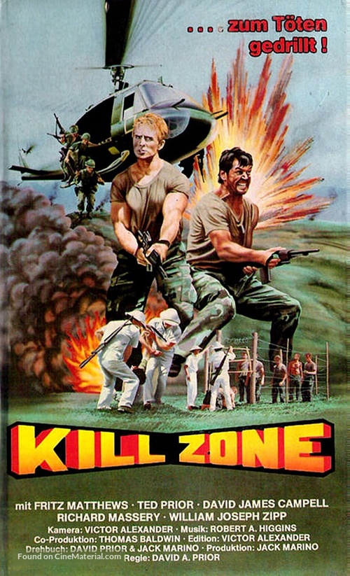 Killzone - German VHS movie cover