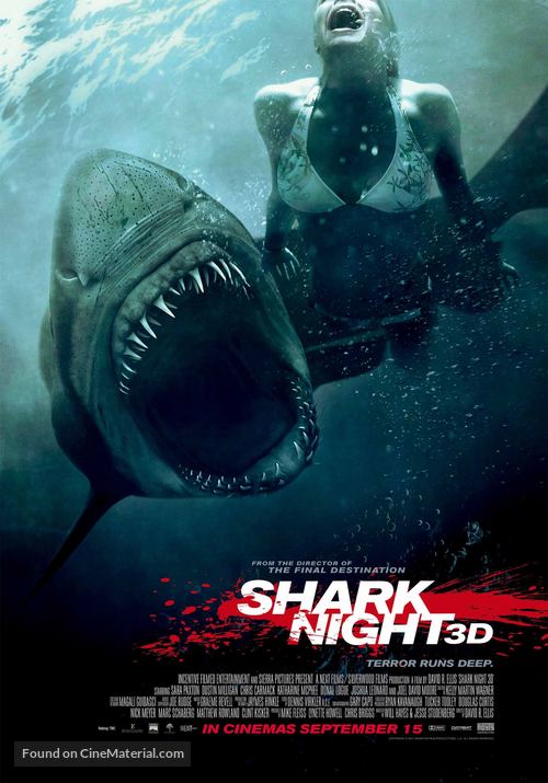 Shark Night 3D - New Zealand Movie Poster