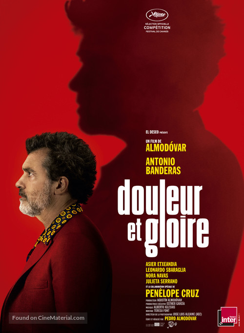 Dolor y gloria - French Movie Poster
