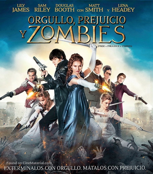 Pride and Prejudice and Zombies - Mexican Blu-Ray movie cover
