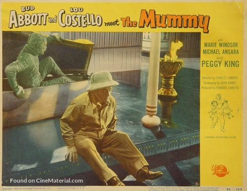Abbott and Costello Meet the Mummy - poster