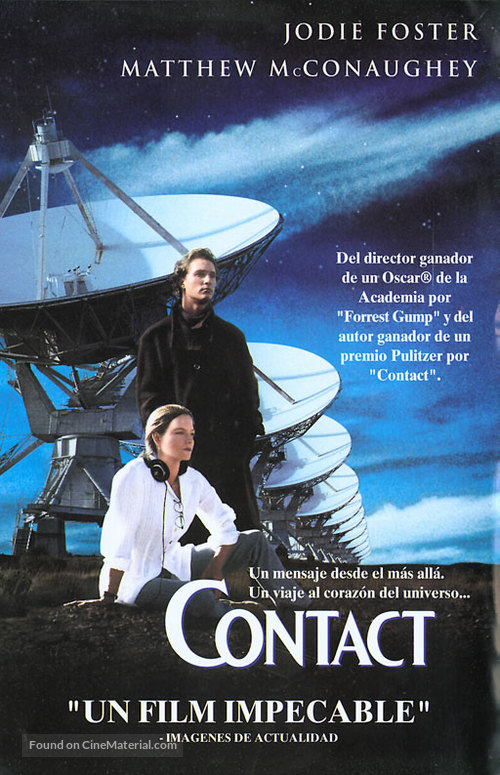 Contact - Spanish VHS movie cover