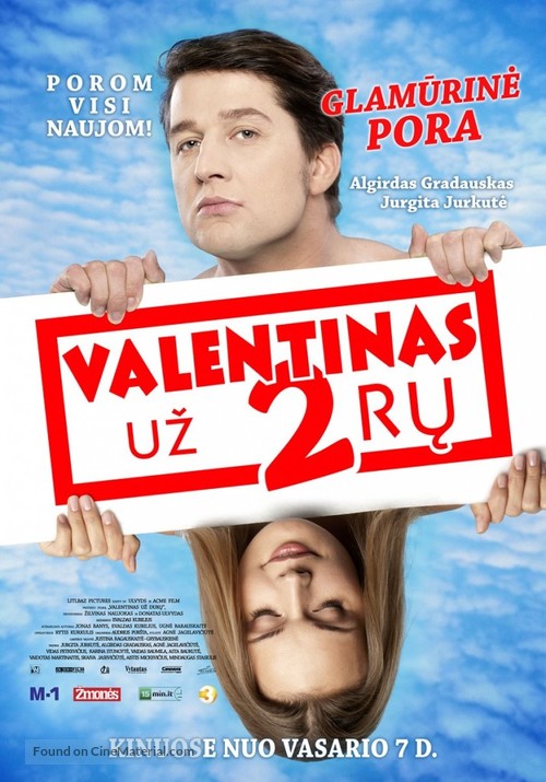 Valentinas uz 2ru - Lithuanian Movie Poster