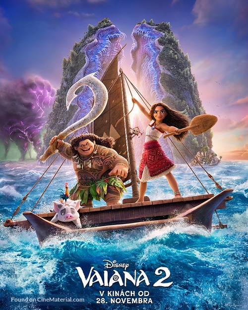 Moana 2 - Slovak Movie Poster