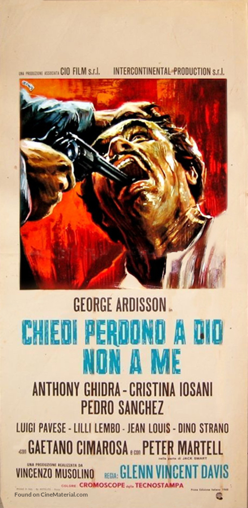 Chiedi perdono a Dio... non a me - Italian Movie Poster