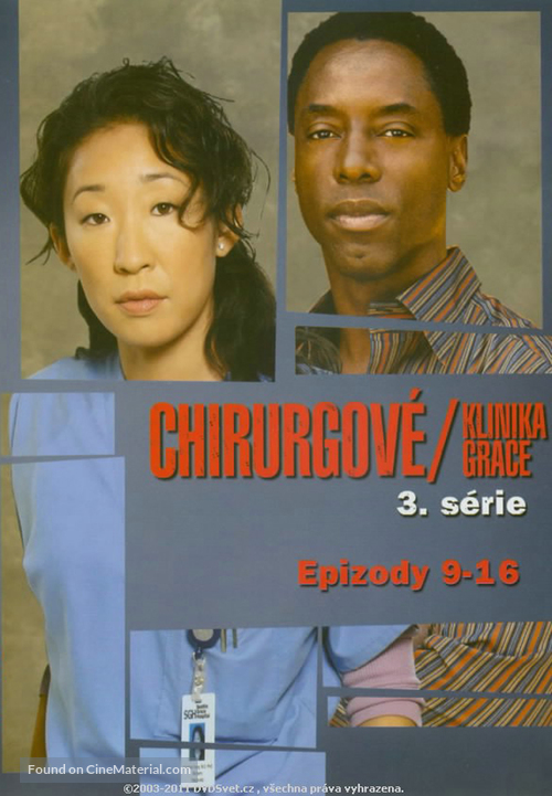 &quot;Grey&#039;s Anatomy&quot; - Czech DVD movie cover