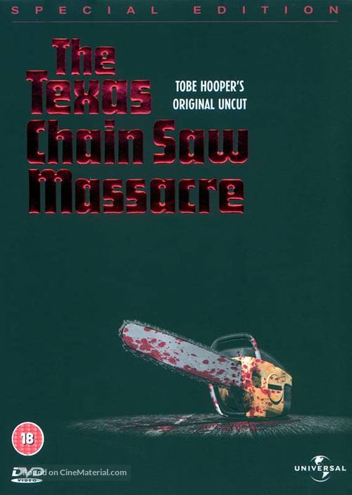 The Texas Chain Saw Massacre - British Movie Cover