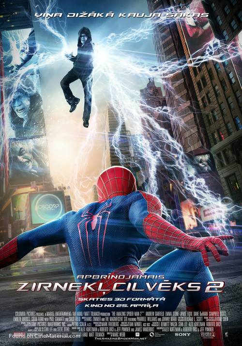 The Amazing Spider-Man 2 - Latvian Movie Poster
