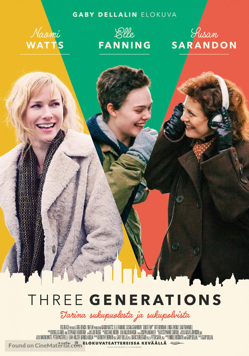 3 Generations - Finnish Movie Poster