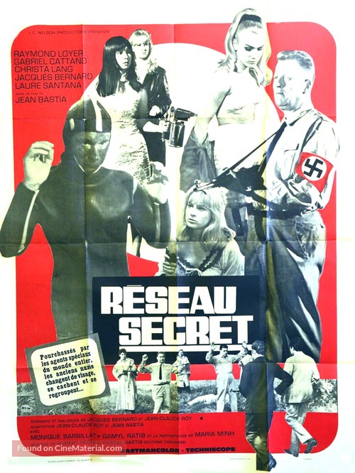 R&eacute;seau secret - French Movie Poster