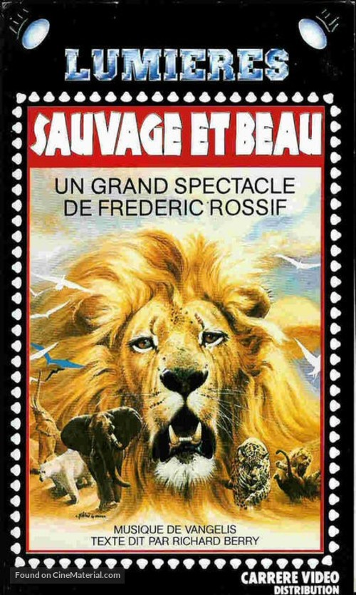 Sauvage et beau - French VHS movie cover