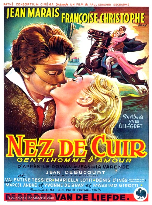 Nez de cuir - Belgian Movie Poster