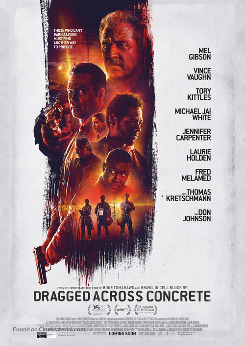 Dragged Across Concrete - Australian Movie Poster