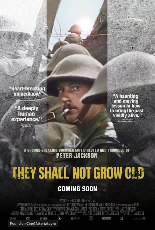 They Shall Not Grow Old - British Movie Poster