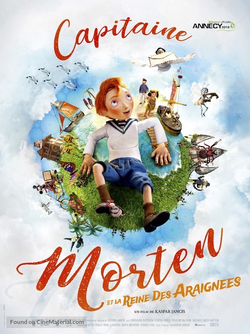 Captain Morten and the Spider Queen - French Movie Poster