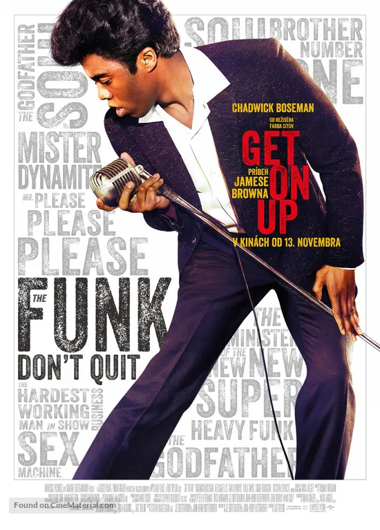 Get on Up - Slovak Movie Poster