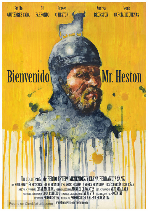 Bienvenido Mr. Heston - Spanish Movie Poster