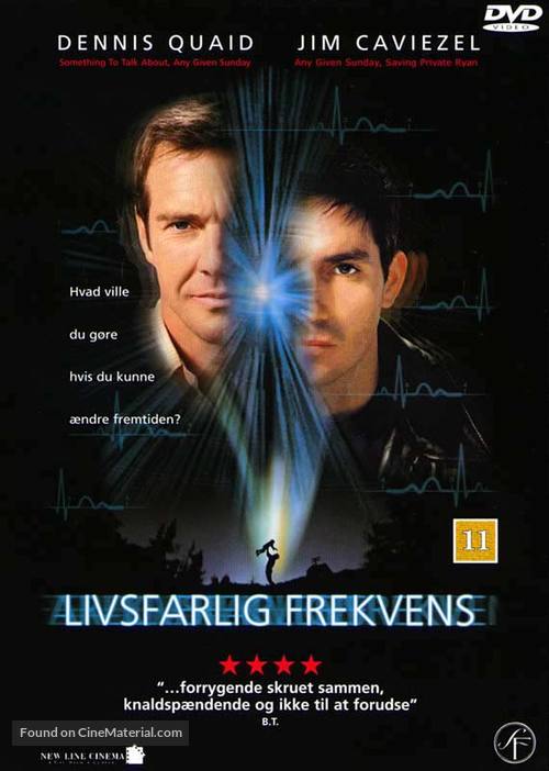 Frequency - Danish DVD movie cover