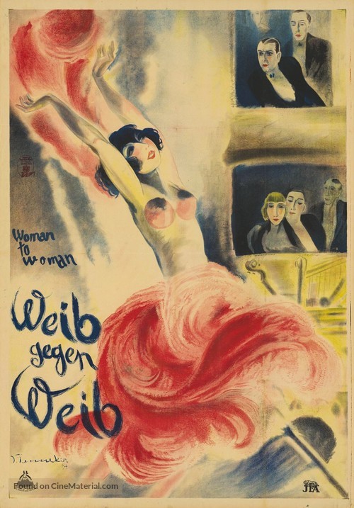 Woman to Woman - German Movie Poster