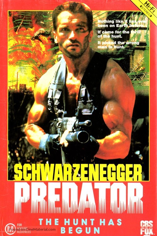 Predator - Australian VHS movie cover