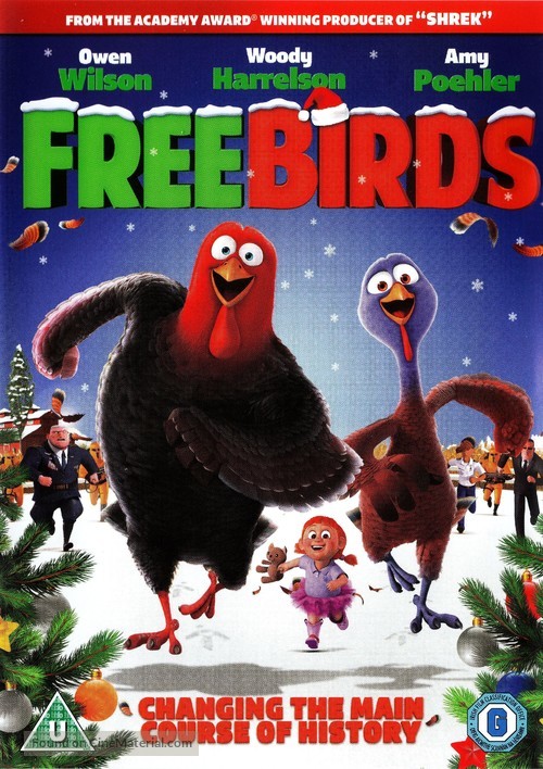 Free Birds - British DVD movie cover