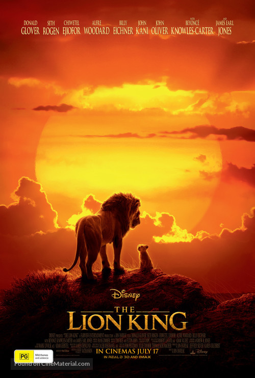The Lion King - Australian Movie Poster