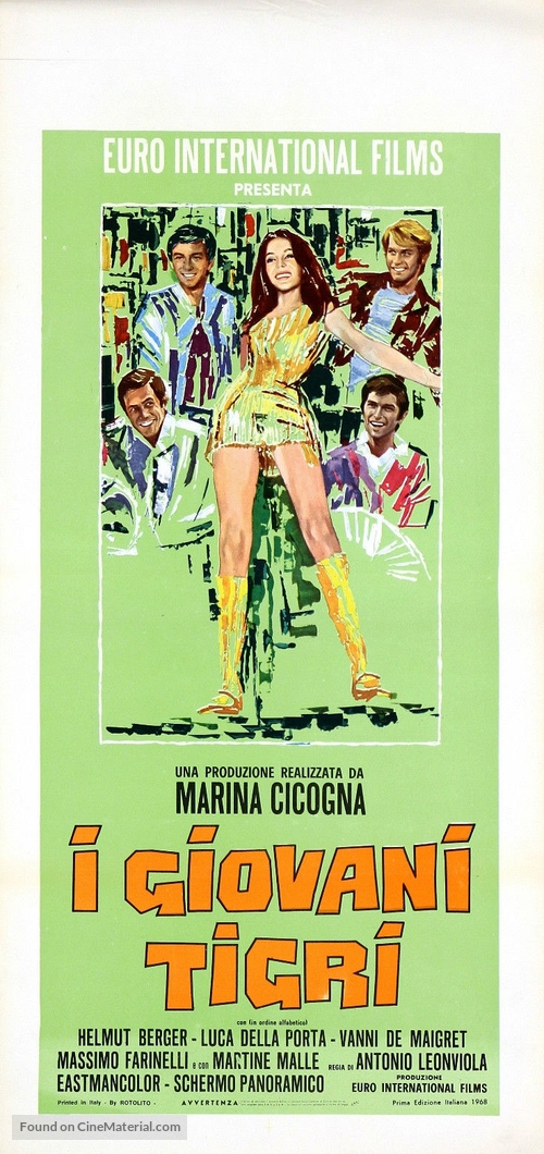 I giovani tigri - Italian Movie Poster