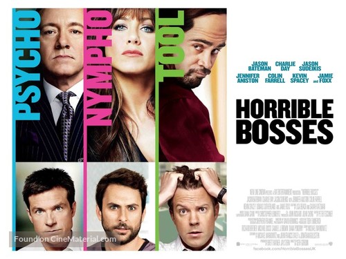 Horrible Bosses - British Movie Poster