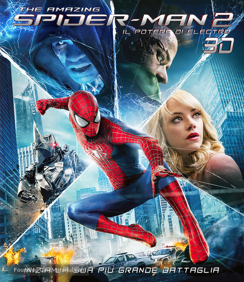 The Amazing Spider-Man 2 - Italian Blu-Ray movie cover