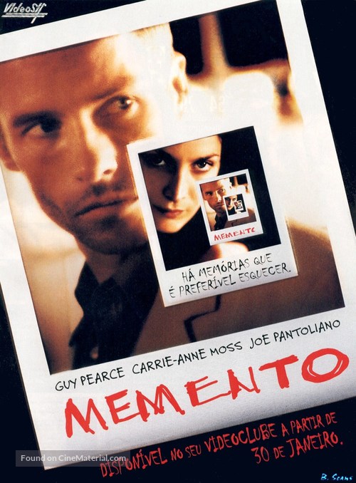 Memento - Portuguese DVD movie cover